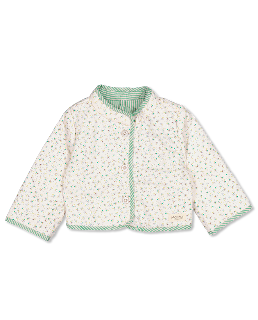 reversilbe floral puffer